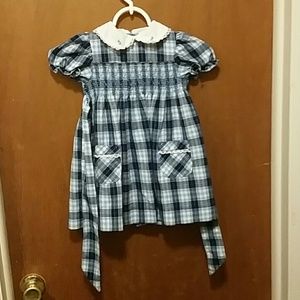 Toddler's plaid dress
